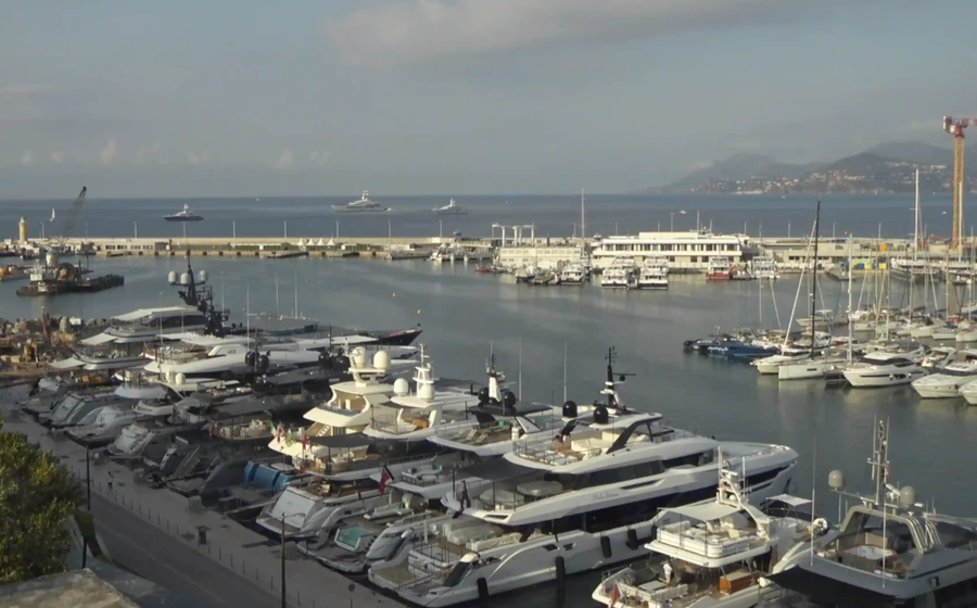 Superyachts in the Bay at Cannes for Bastille Day 2026