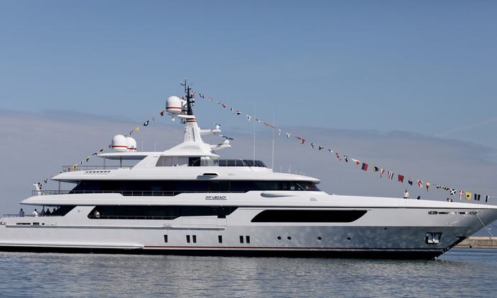 Codecasa news - CODECASA 56 – Hull F78 – M.Y. MY LEGACY- THE LAUNCHING