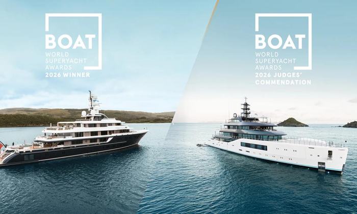 Double Honours at the World Superyacht Awards press image