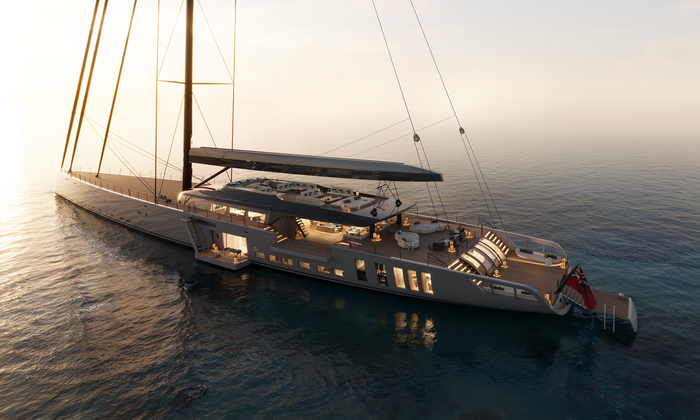 Royal Huisman presents SKY as an 81-metre sloop concept - Royal Huisman article image
