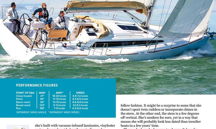 Southampton Boat Show - southampton-boat-show-yachting-monthly-summer-test-report-salona-46-impressive-reading