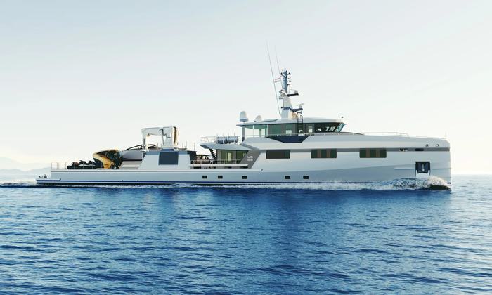 The 5th 53-metre Yacht Support - Damen Yachting official image